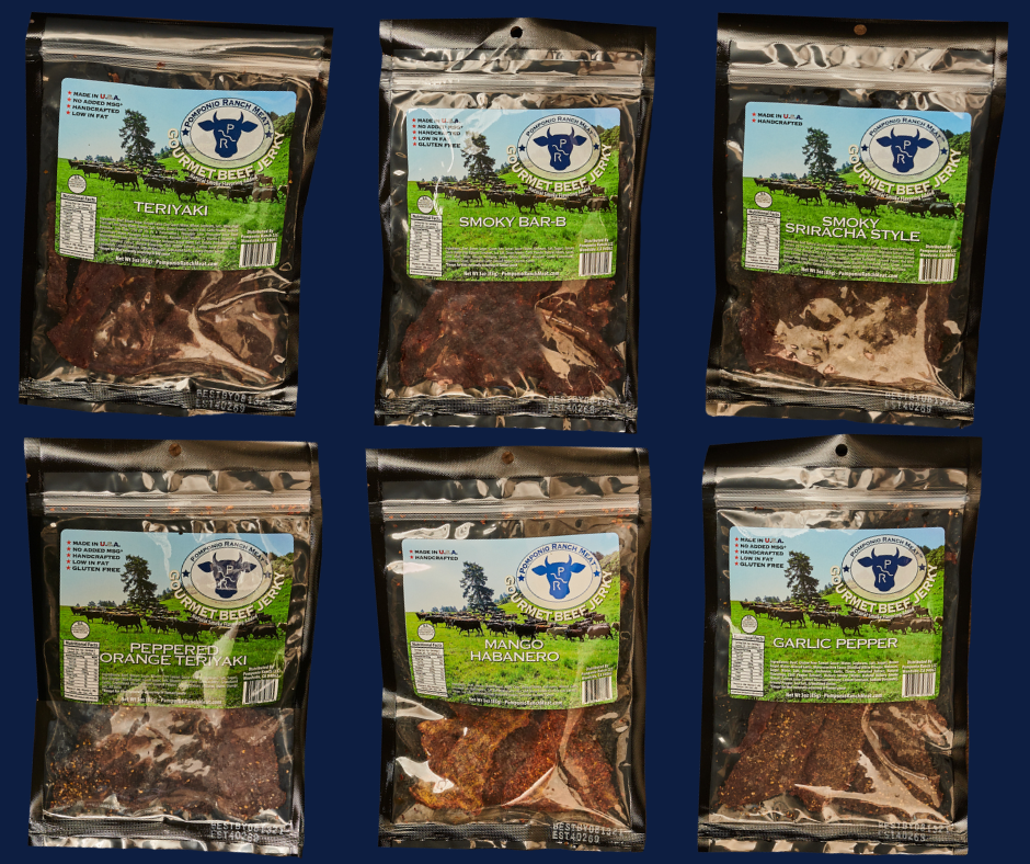 AllInOne Beef Jerky Box Pomponio Ranch Meat
