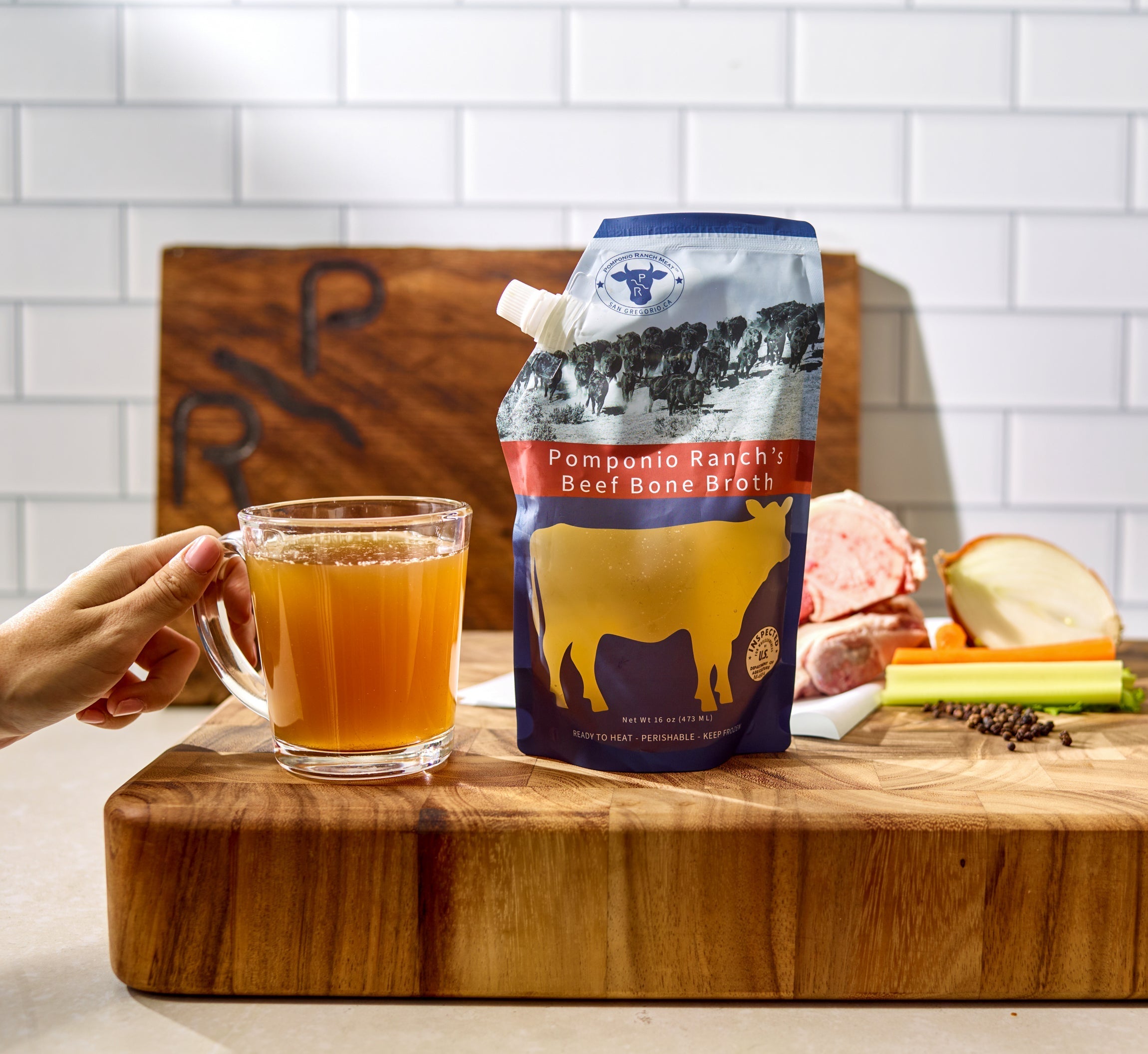 Beef Bone Broth – Pomponio Ranch Meat