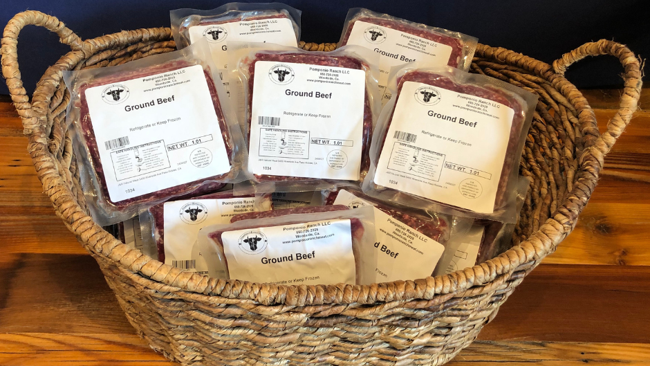 Papi Ranch Beef Box Ground Beef Box – Pomponio Ranch Meat