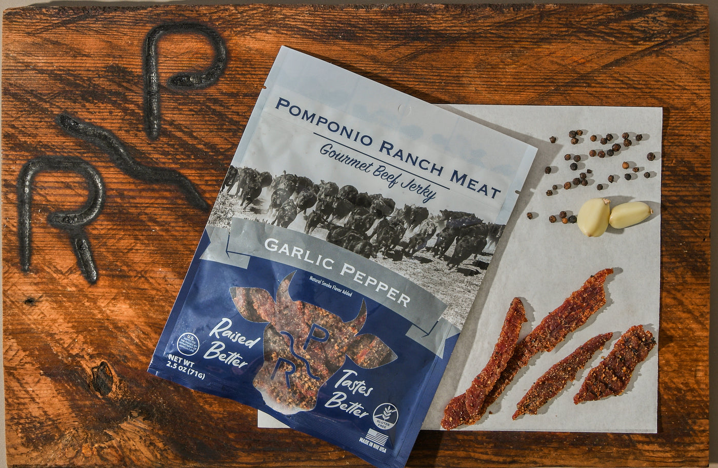 Angus Beef Jerky: Garlic Pepper